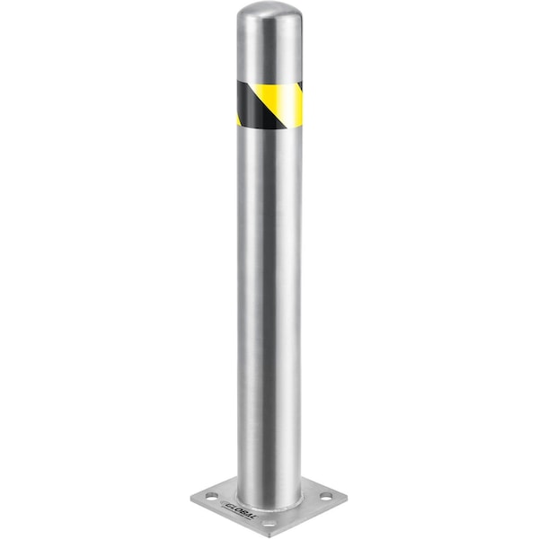 Global Industrial Stainless Steel Safety Bollard, 4.5'' x 36''H 337327RSS - main